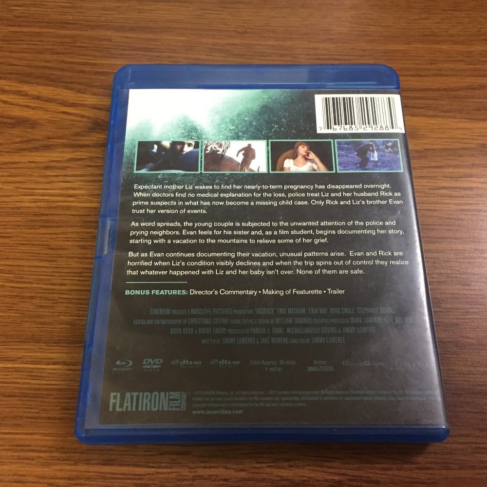 Absence Blu ray - Picture 2 of 4